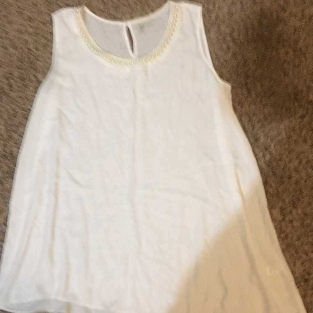 White dress top